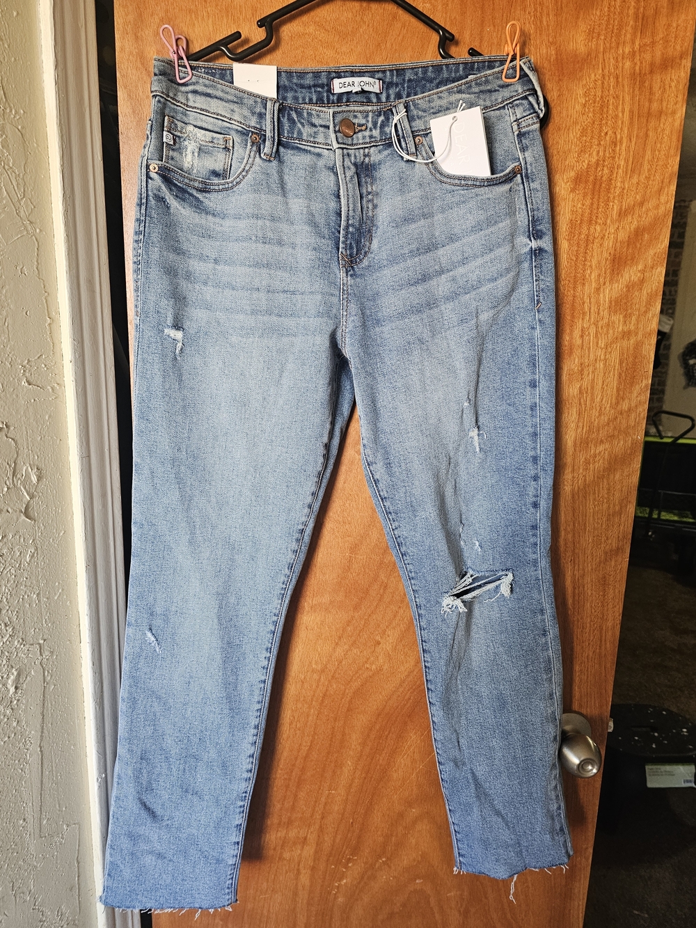 Dear John Light Blue Distressed Women's Jeans